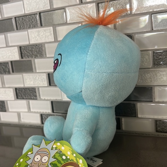 Rick and Morty MR. MEESEEKS Sitting Plush Doll Figure Officially Licensed 8” NEW - Picture 3 of 11